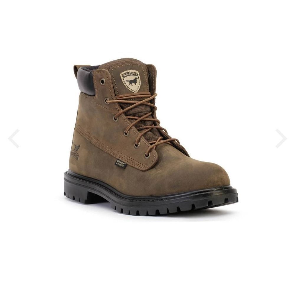 Hopkins Men's 6" Work Boots
Leather Safety Toe 10.5
